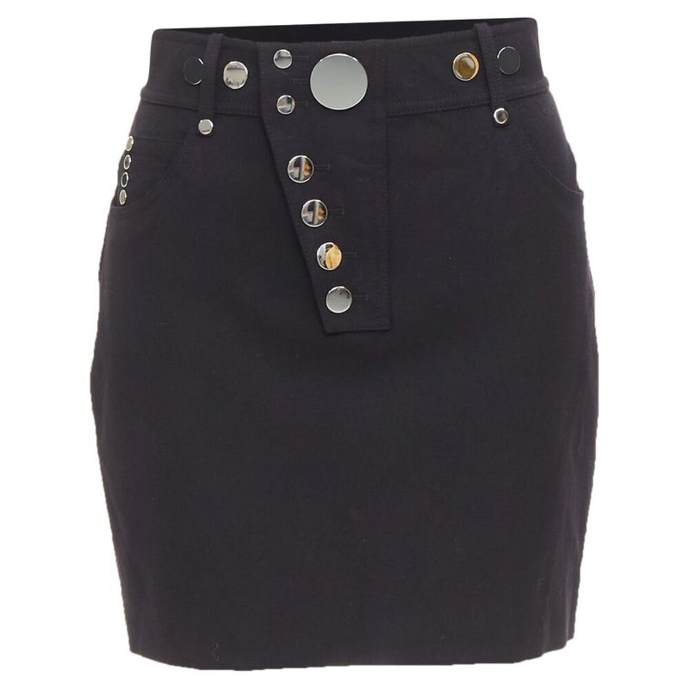 Alexander Wang Wool Snap Buttons Skirt